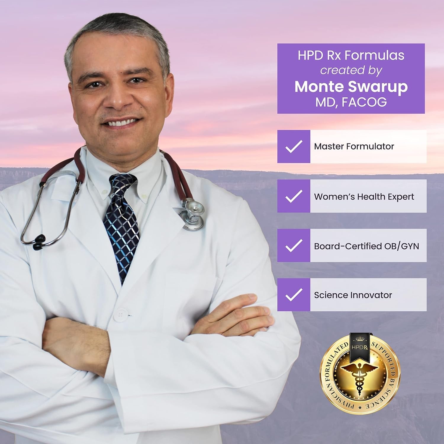 HPD Rx Pro-Fem #1 Vaginal Health Probiotic 30 Capsules | Clinically Proven Support for pH Balance, Yeast & UTI Relief