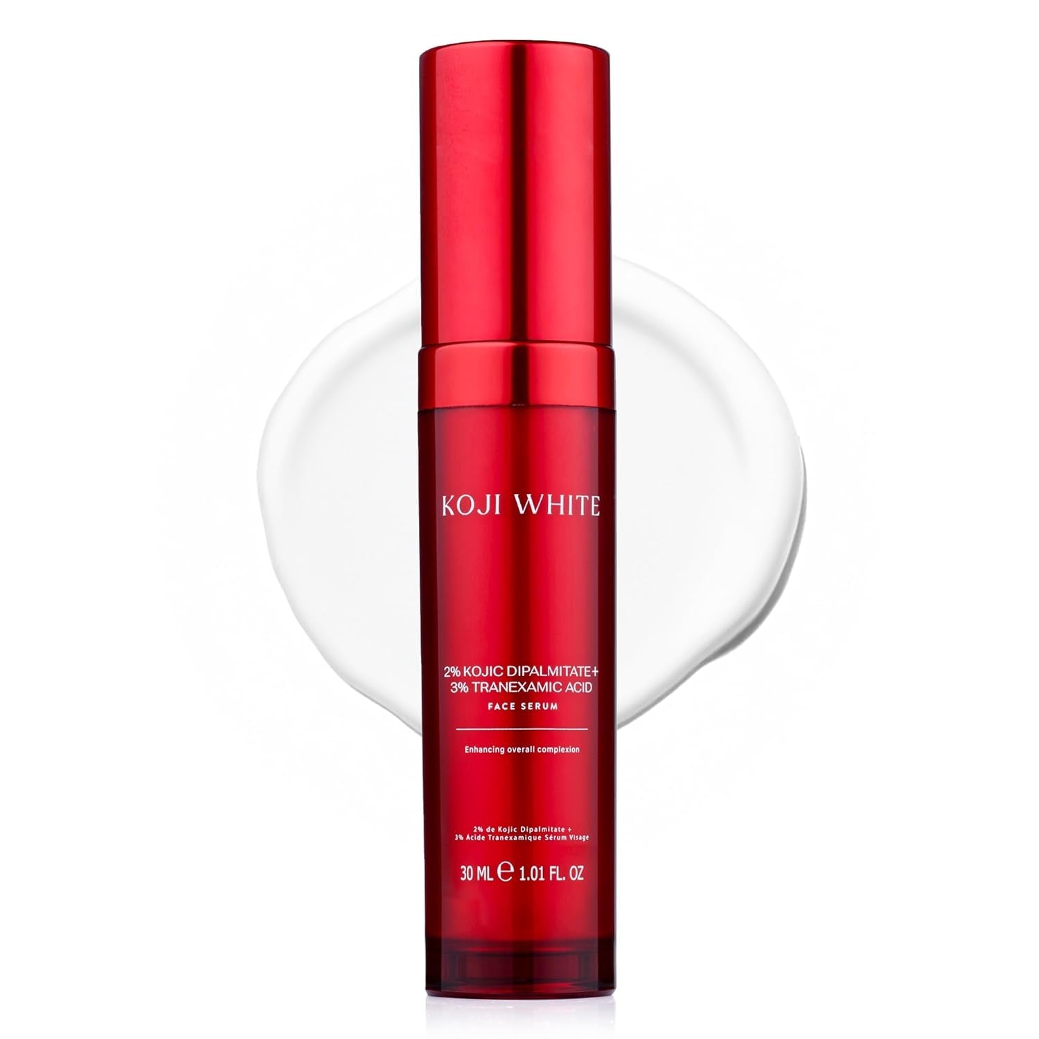 Koji White Kojic Dipalmitate + Tranexamic Acid Dark Spot Serum 30 ml | Brightens, Evens Skin Tone & Smooths Texture