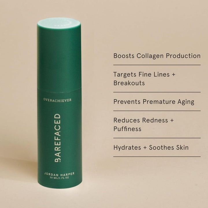Barefaced Overachiever Serum – 30ml | 10-in-1 Skin Multitasker with Bakuchiol for Firm, Clear, Pregnancy-Safe Glow