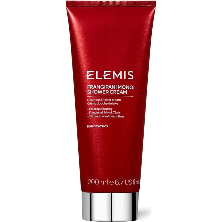 ELEMIS Frangipani Monoi Shower Cream 200ml | Luxurious, Skin-Softening Body Cleanser