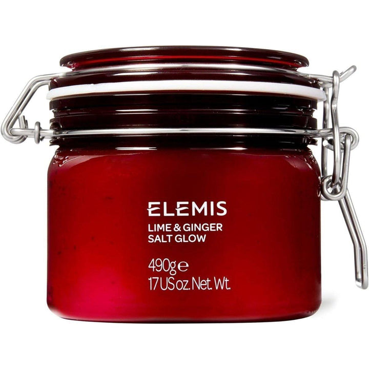 ELEMIS Lime & Ginger Salt Glow 490g Invigorating Body Exfoliator for Smooth, Radiant Skin