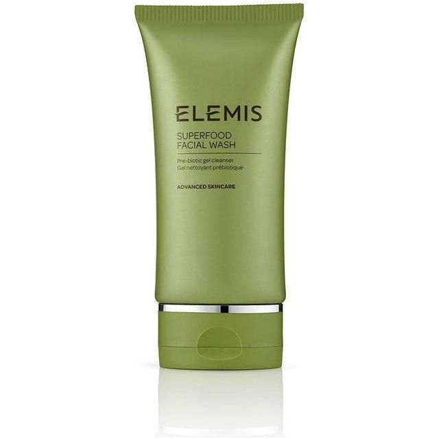 ELEMIS Superfood Facial Wash 150ml | Pre-Biotic Gel Cleanser with Supergreens for Radiant, Nourished Skin