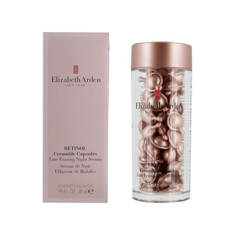 Elizabeth Arden Retinol Ceramide Capsules Line Erasing Night Serum 28ml | Smooth Fine Lines & Wrinkles