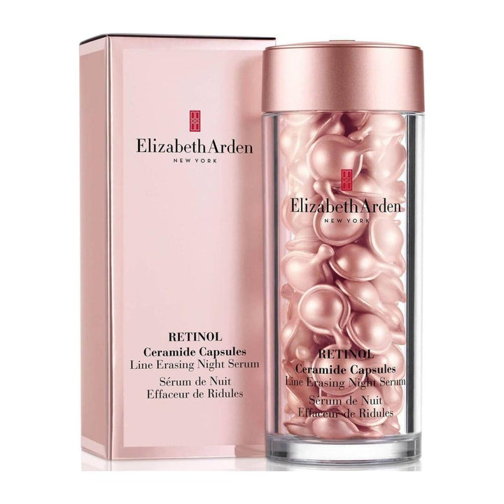 Elizabeth Arden Retinol Ceramide Capsules Line Erasing Night Serum 60 Capsules | Smooth, Firm & Revitalize Your Skin