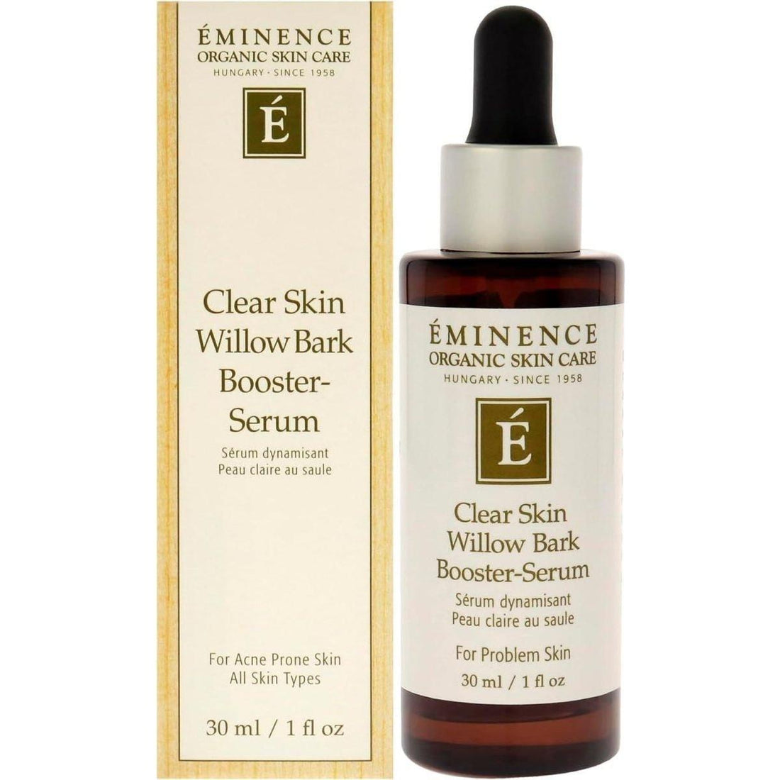 Eminence Clear Skin Willow Bark Booster-Serum 30ml | Purify, Detoxify & Minimise Pores