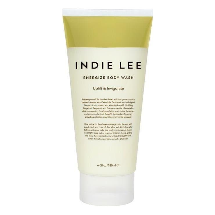 Indie Lee Energize Body Wash 300ml | Uplifting Coconut Cleanser with Essential Oils & Quinoa Protein Indie Lee