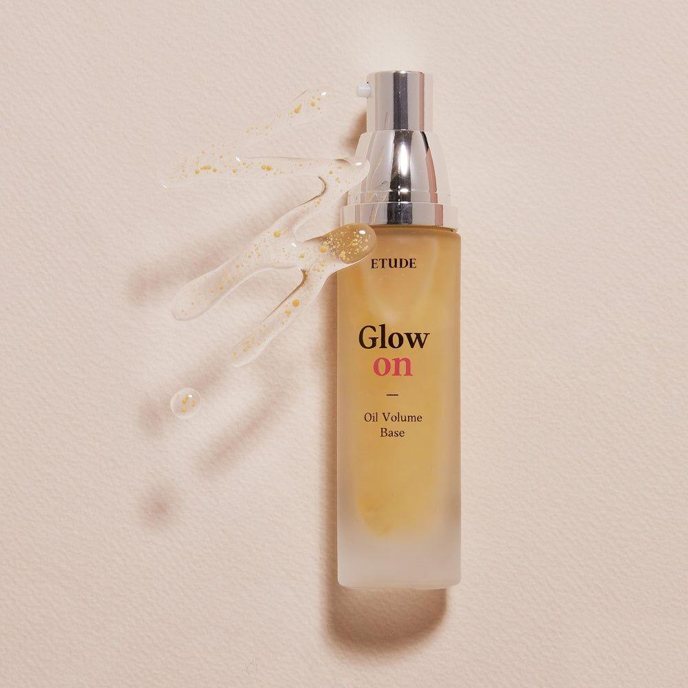 ETUDE Glow On Base Oil Volume 30ml| Radiant, Hydrated Glow Primer for Dewy Skin