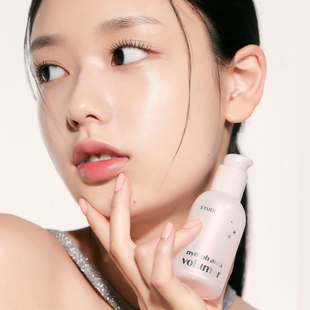 ETUDE Nymph Aura Volumer 24g Hydrating & Glow-Boosting Makeup Cream for Luminous Skin