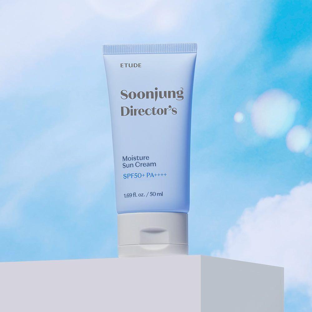 ETUDE SoonJung Director's Moisture Sun Cream SPF50+ PA++++ 50ml High Protection, Moisturizing Sun Care for Sensitive Skin
