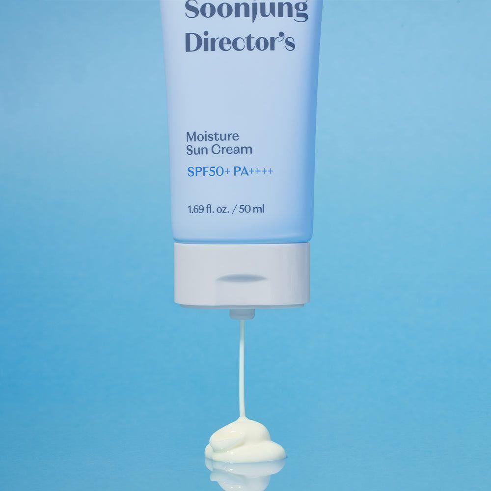 ETUDE SoonJung Director's Moisture Sun Cream SPF50+ PA++++ 50ml High Protection, Moisturizing Sun Care for Sensitive Skin