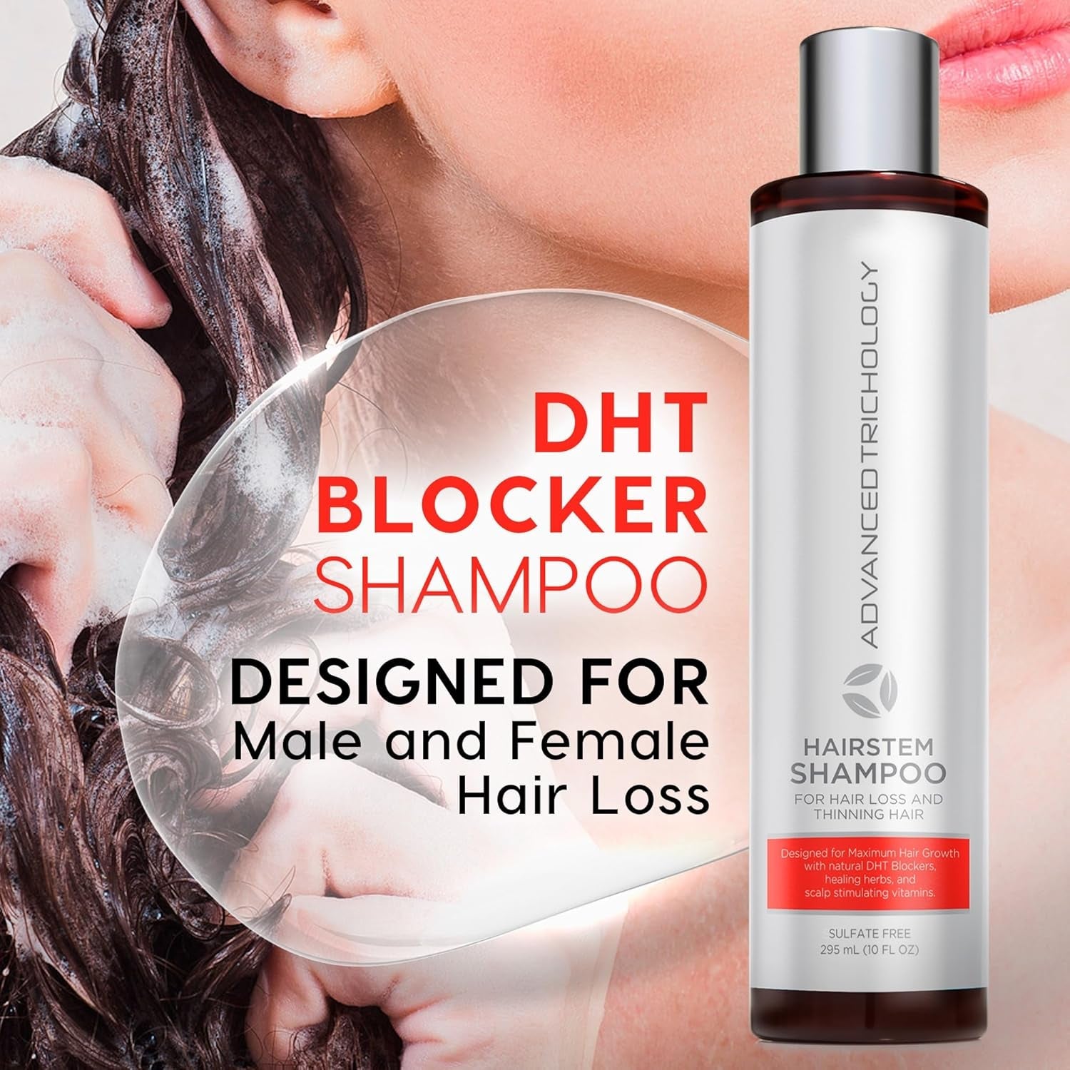 Advanced Trichology HairStem DHT Blocker Shampoo 10oz | Clinically Developed for Hair Thinning & Scalp Health