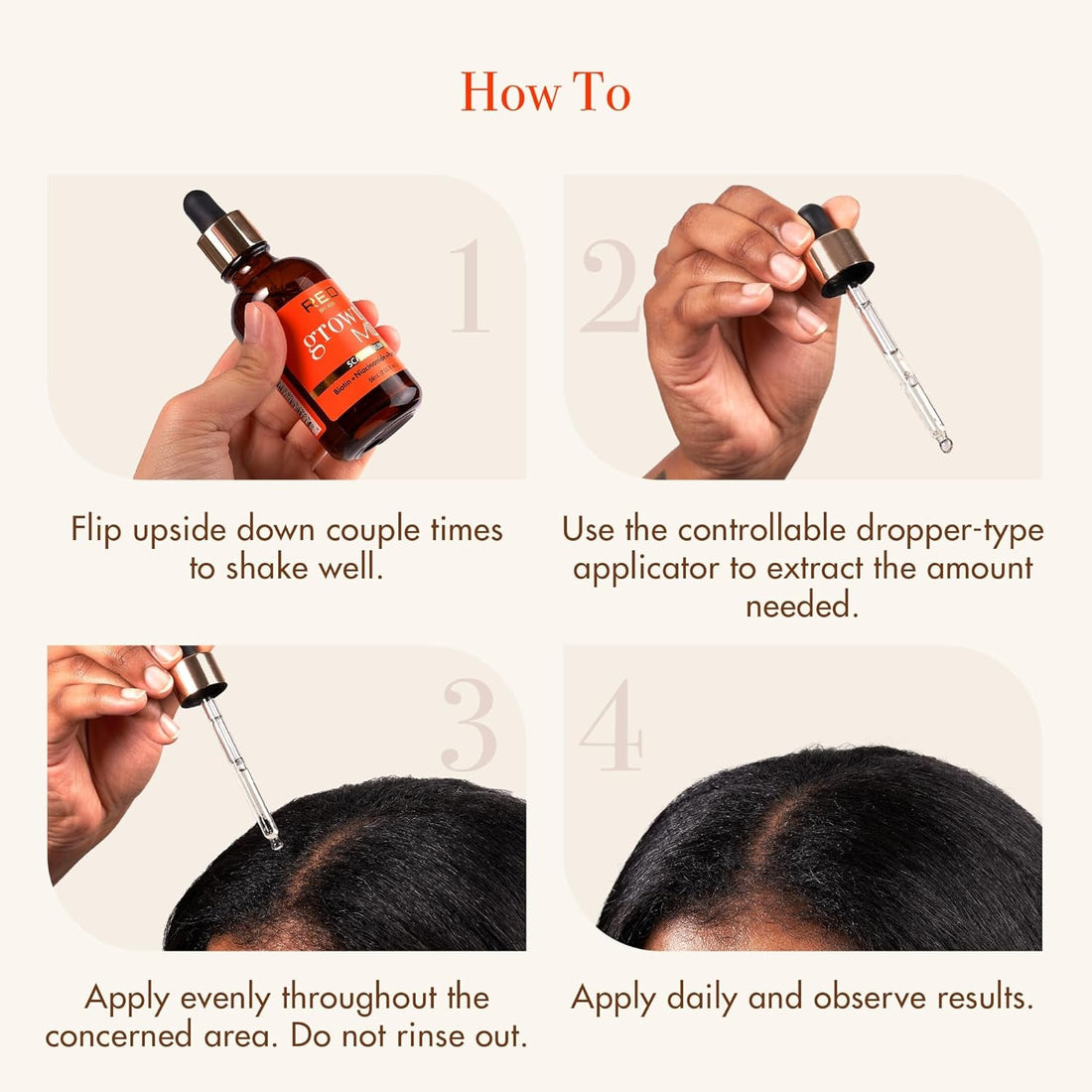 Red by Kiss Growth MD Scalp Serum – 59ml | Stimulates Hair Regrowth & Nourishes Dry Scalp