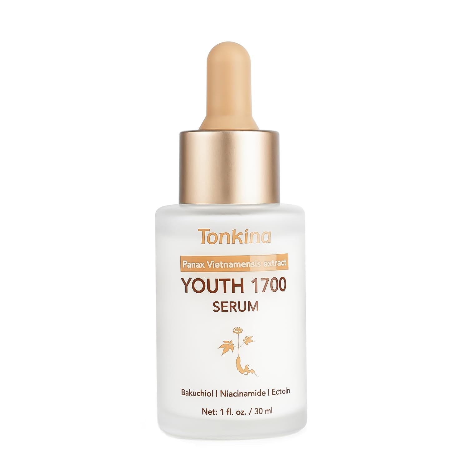 Tonkina Youth 1700 Serum – 30ml | Gentle Bakuchiol Retinol Alternative for Radiant, Youthful Skin
