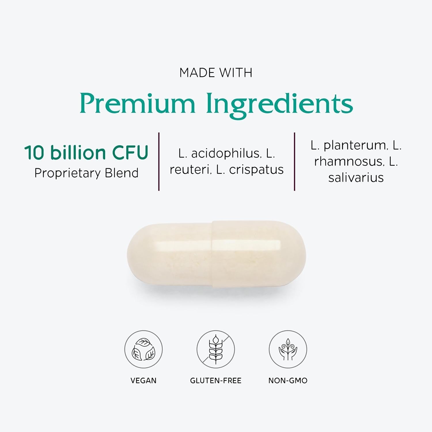 Vitanica FemEcology – 30 Capsules Vaginal & Gut Probiotic for Women’s Microflora & pH Balance