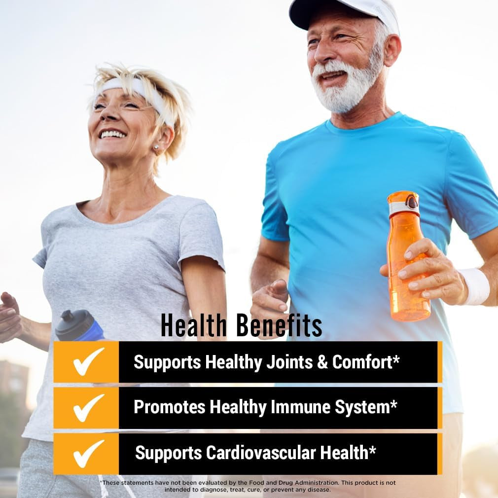 FarmHaven Turmeric Curcumin 90 Capsules | 1965mg High-Potency Joint, Heart & Brain Support with BioPerine