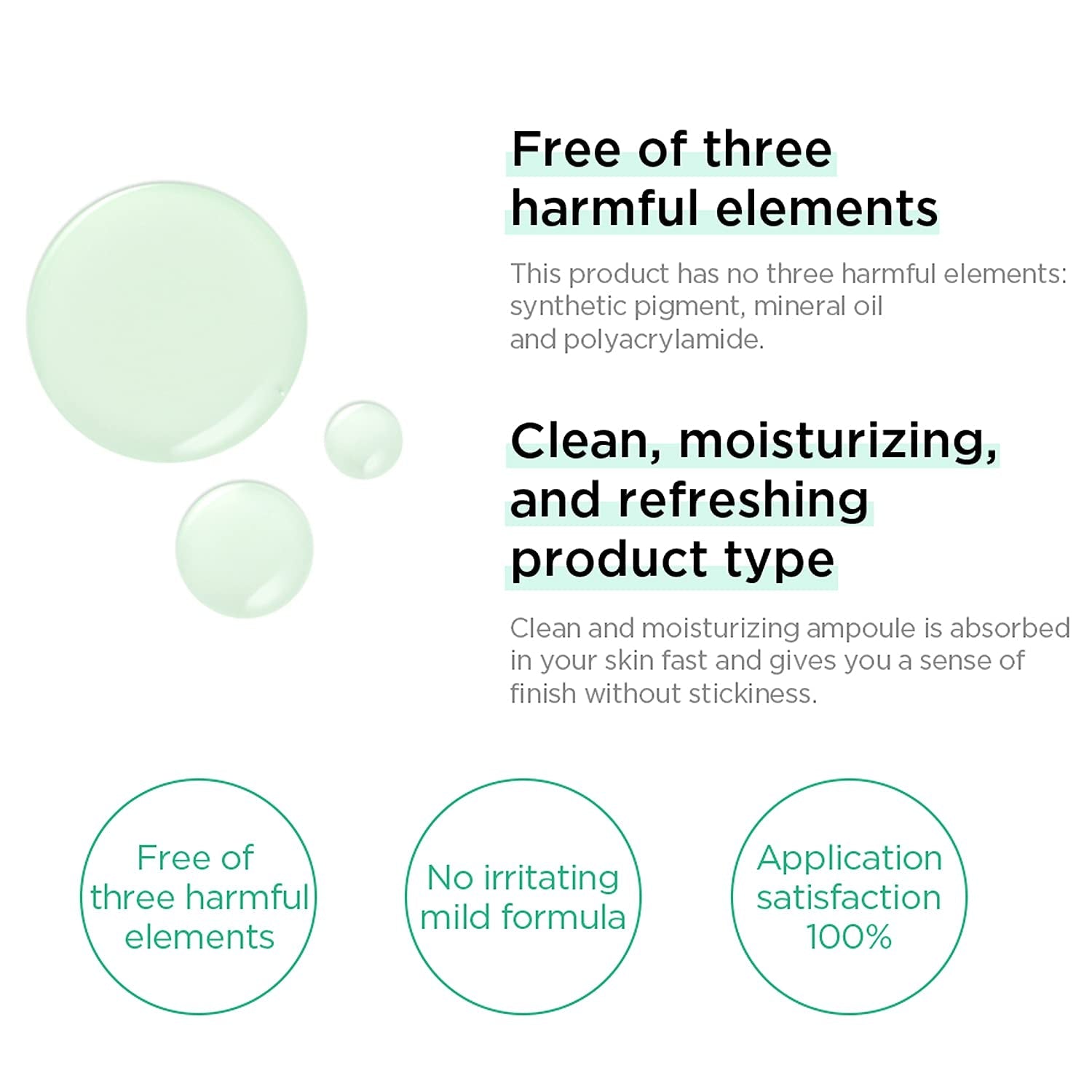 BEISIKS SKINRxLAB MadeCera Cream Fresh Clearing Ampoule – 100ml | Calming & Hydrating Vegan Ampoule for Sensitive, Oily & Acne-Prone Skin