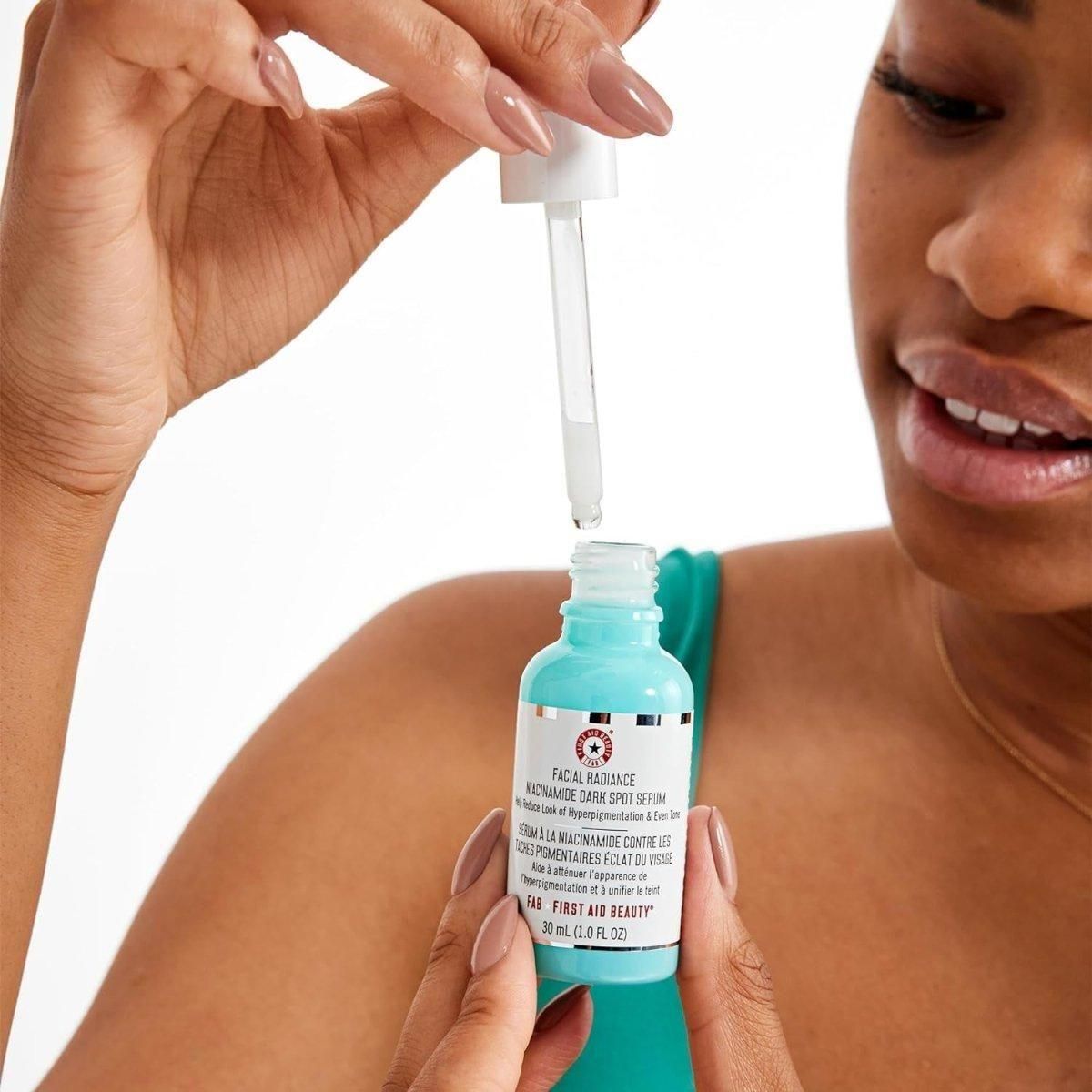 First Aid Beauty Niacinamide Dark Spot Serum: Your Brightening Boost for a Flawless Glow!