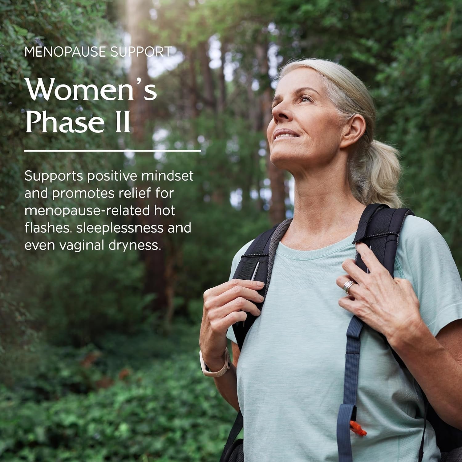 Vitanica Women's Phase II Menopause Support 180 Capsules | Natural Hormone Balance & Symptom Relief