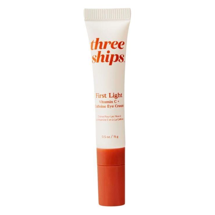 Three Ships First Light Vitamin C + Caffeine Eye Cream 15ml | Brightens, De-Puffs & Reduces Dark Circles Three Ships