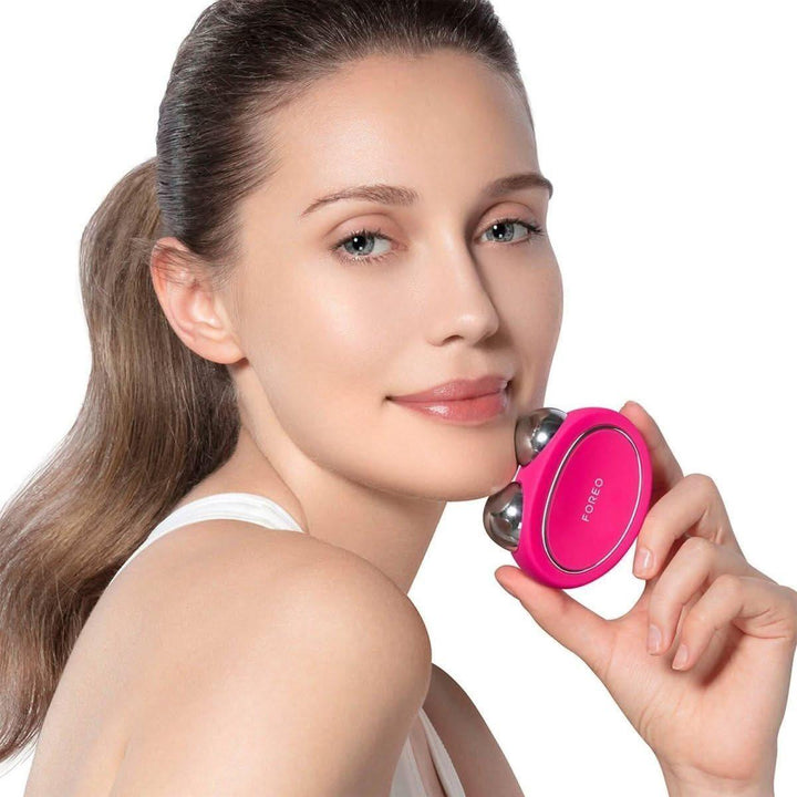 Foreo Bear™ Smart Microcurrent Facial Toning Device — Fuchsia | Lift, Sculpt & Define Professional Facial Contouring — Without Needles or Downtime