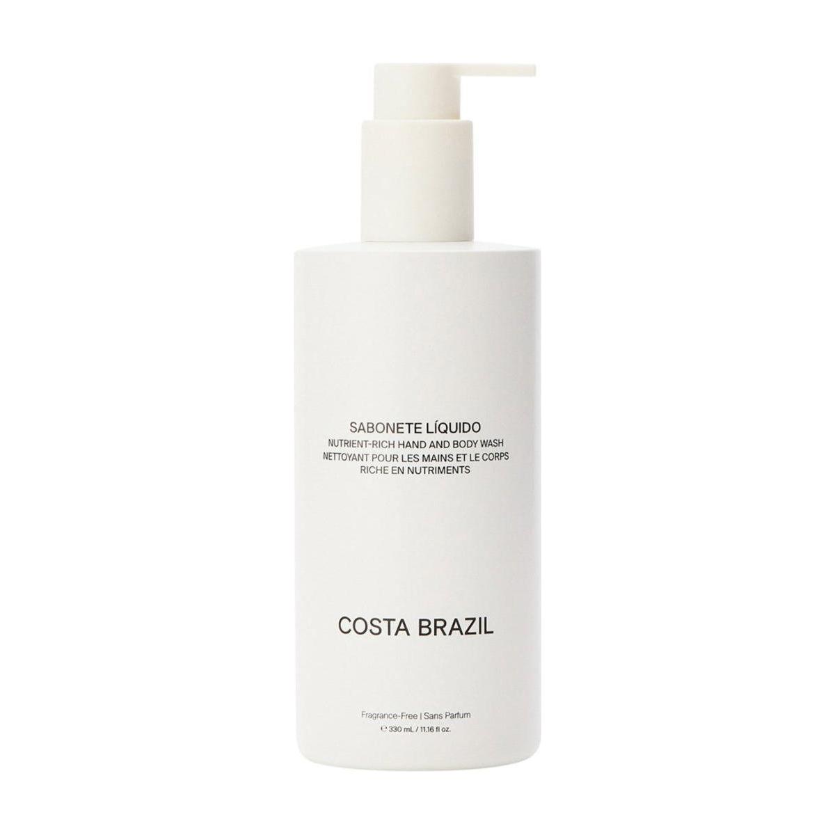 Costa Brazil Nutrient-Rich Hand & Body Cleanser 330ml | Fragrance-Free, Hydrating & Gentle Costa Brazil