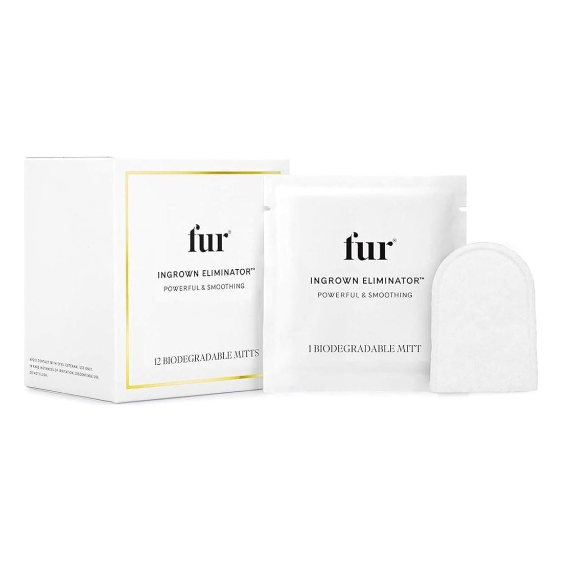 Fur Ingrown Eliminator 12 Wipes | Soothing Post-Hair Removal Wipes for Bumps, Redness & Ingrowns Fur