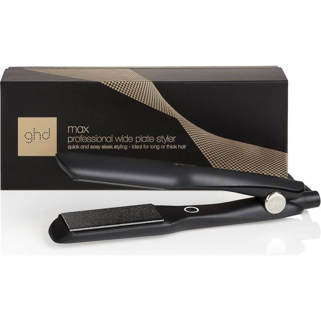 ghd Max Hair Straightener | Wide Plate Professional Styler for Sleek & Frizz-Free Hair  Salon-Perfect Smoothing in Half the Time – For Long, Thick & Curly Hair!