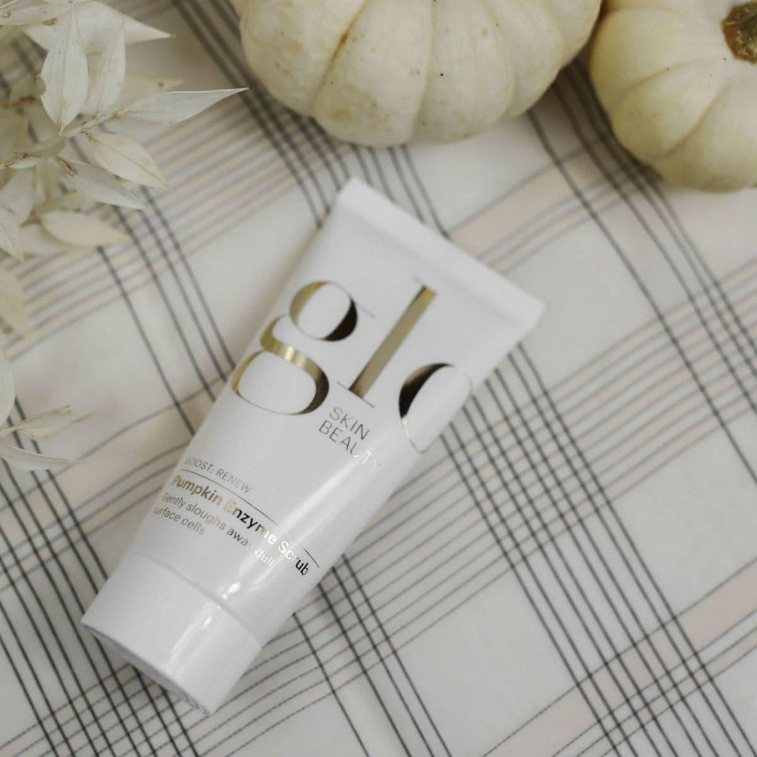 Glo Skin Beauty Pumpkin Enzyme Scrub 60ml | Dual-Action Exfoliator for Smooth, Refined Skin