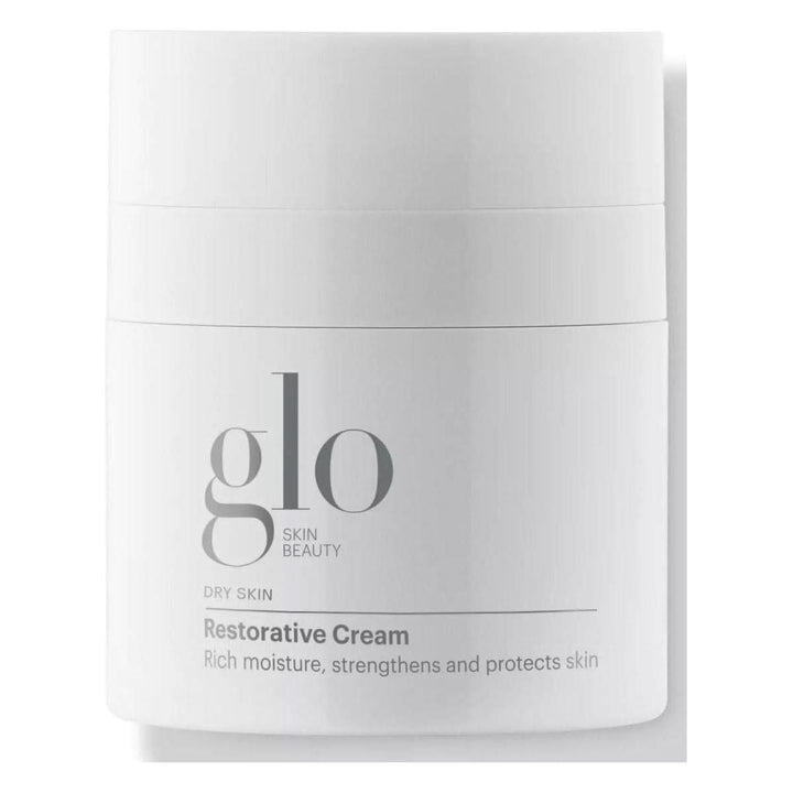 Glo Skin Beauty Restorative Cream Your Daily Dose of Deep Comfort & Renewal! Intensive Hydration Meets Calming Care The Ultimate Rescue for Stressed, Thirsty Skin!