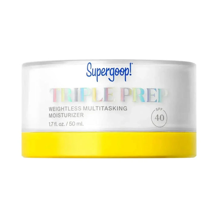 Supergoop! Triple Prep Weightless Daily Moisturizer SPF 40 - 50ml | Hydrating Moisturiser with Broad-Spectrum Protection