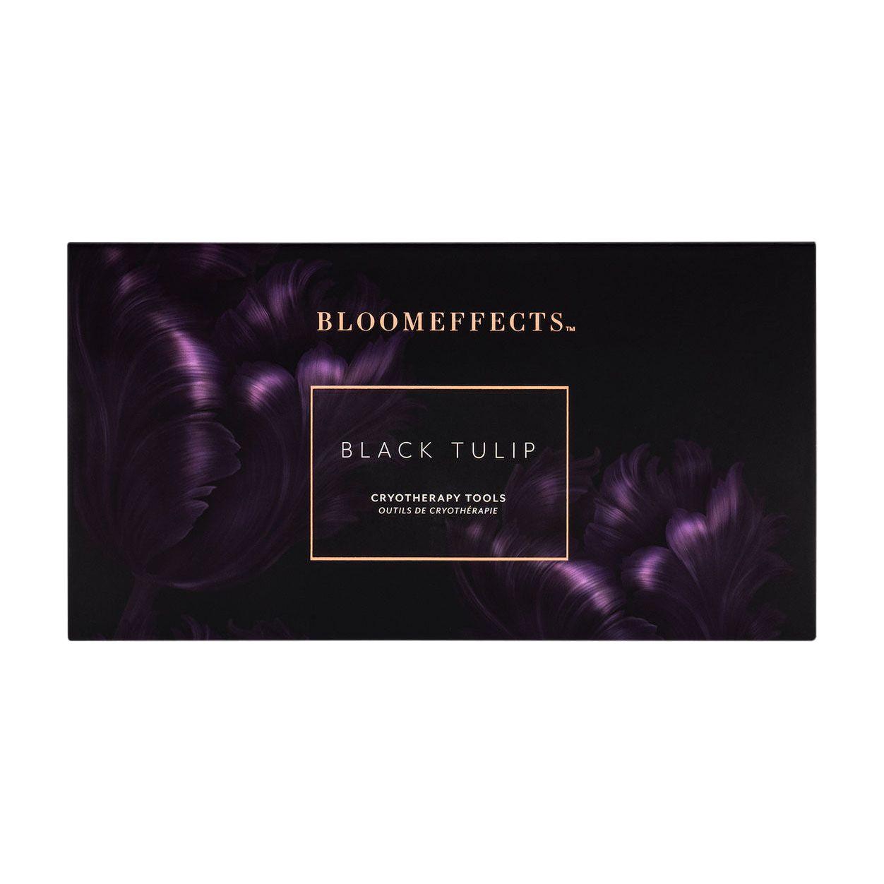 Bloomeffects Black Tulip Cryotherapy Tools | Skin-Toning Stainless-Steel Beauty Tools