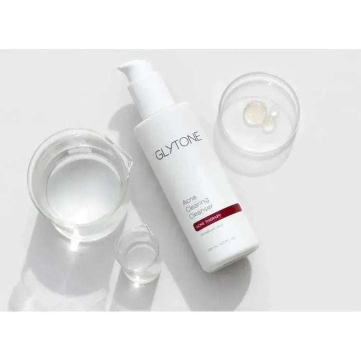Glytone Acne Clearing Cleanser 200ml | Salicylic Acid Treatment for Acne-Prone Skin
