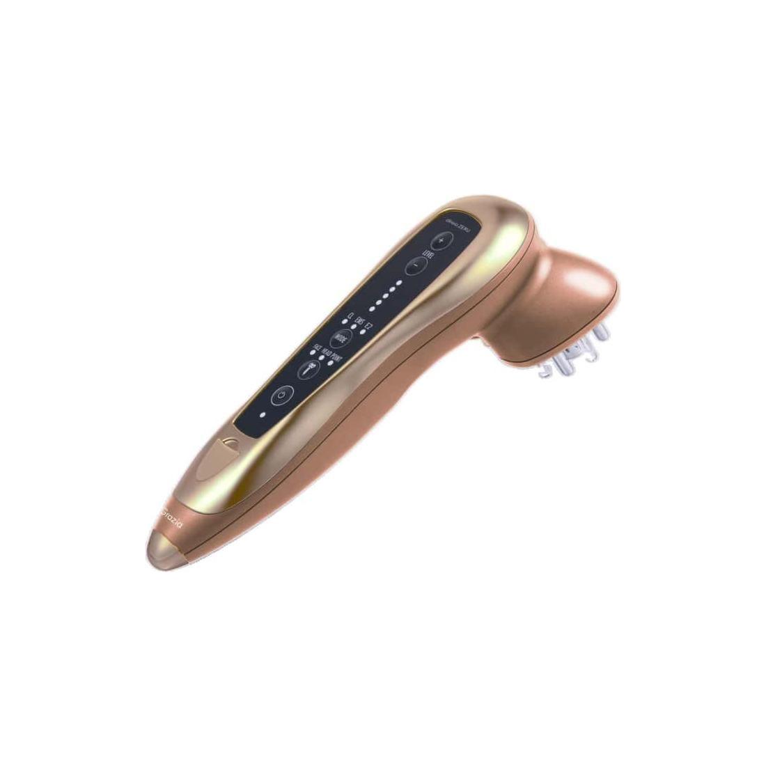 GRAZIA DIREIA Zeru EMS Face & Scalp Device | Ionic Cleansing, LED Light Therapy & EMS Lifting in One Smart Tool