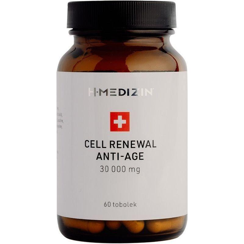 H-MEDIZIN Cell Renewal Mitochondrial Nutrients - 60 Capsules | Swiss Medical-Grade Sheep Placenta for Anti-Aging & Cell Regeneration