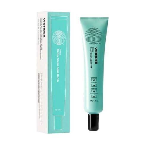 [haruharu wonder] Honey Green Aqua Bomb Cream 38g | The Ultimate Dewy Skin Quencher!
