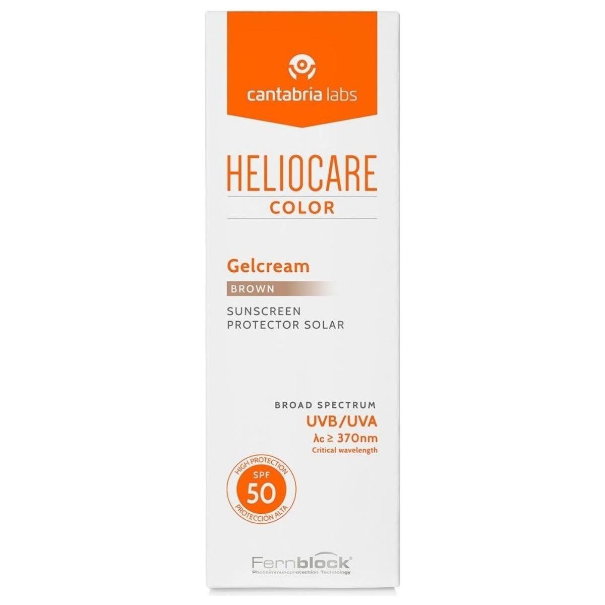 Heliocare Color Gelcream Brown SPF50 Your Secret to Protected, Perfected Skin! Sun Protection Meets Flawless Coverage - The Ultimate 2-in-1 Wonder!