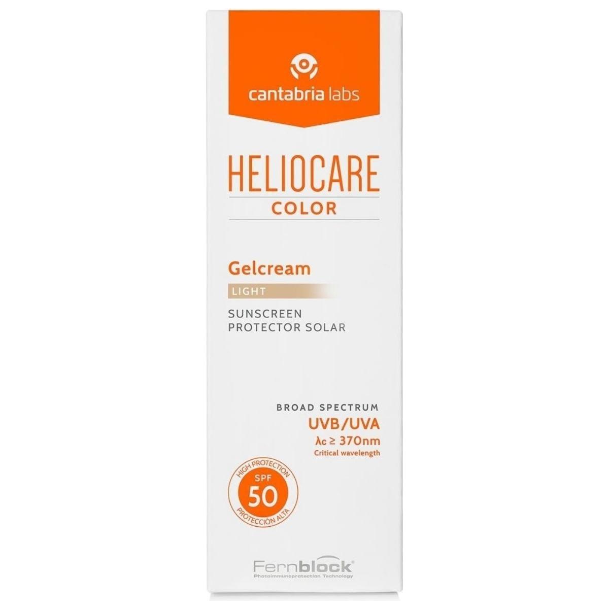 Heliocare Color Gelcream Light SPF50 Your Skin's Perfect Sunshine Bestie! Natural Glow + Powerful Protection – All in One Tinted Marvel!