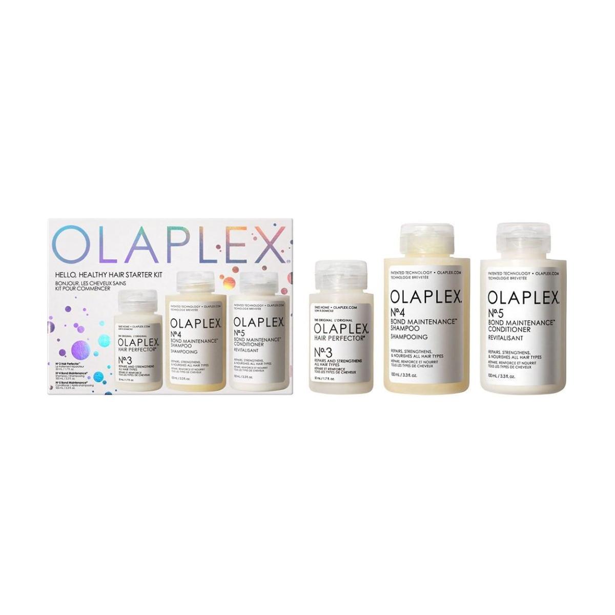 Olaplex Hello, Healthy Hair Starter Kit | Repair, Strengthen & Hydrate Damaged Hair