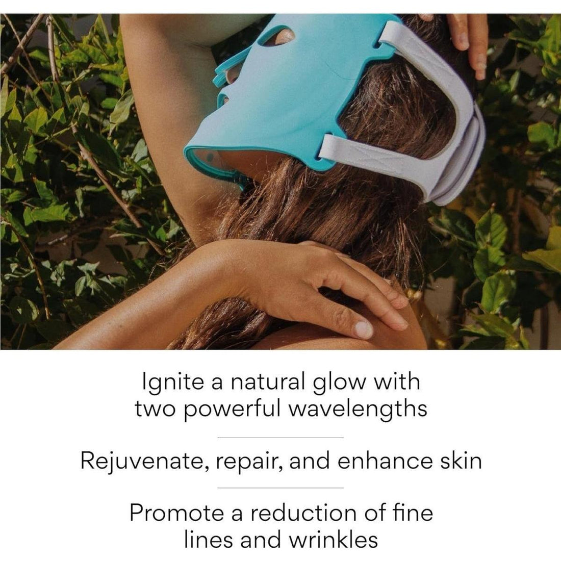 Higher Dose Red Light Therapy Face Mask Cordless | At-Home LED Facial Rejuvenation with Red & Near-Infrared Light