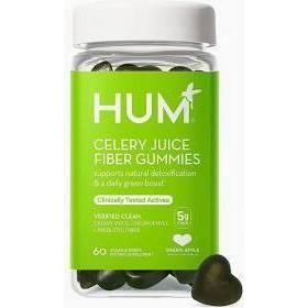 HUM Celery Juice Fiber Gummies 60 Count The World’s First Celery Juice Gummy Just Chew Your Greens