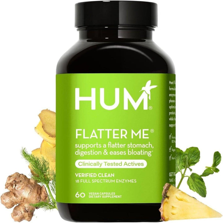 HUM Flatter Me Daily Digestion & Bloating Relief Feel Light, Confident & Flatter After Every Meal
