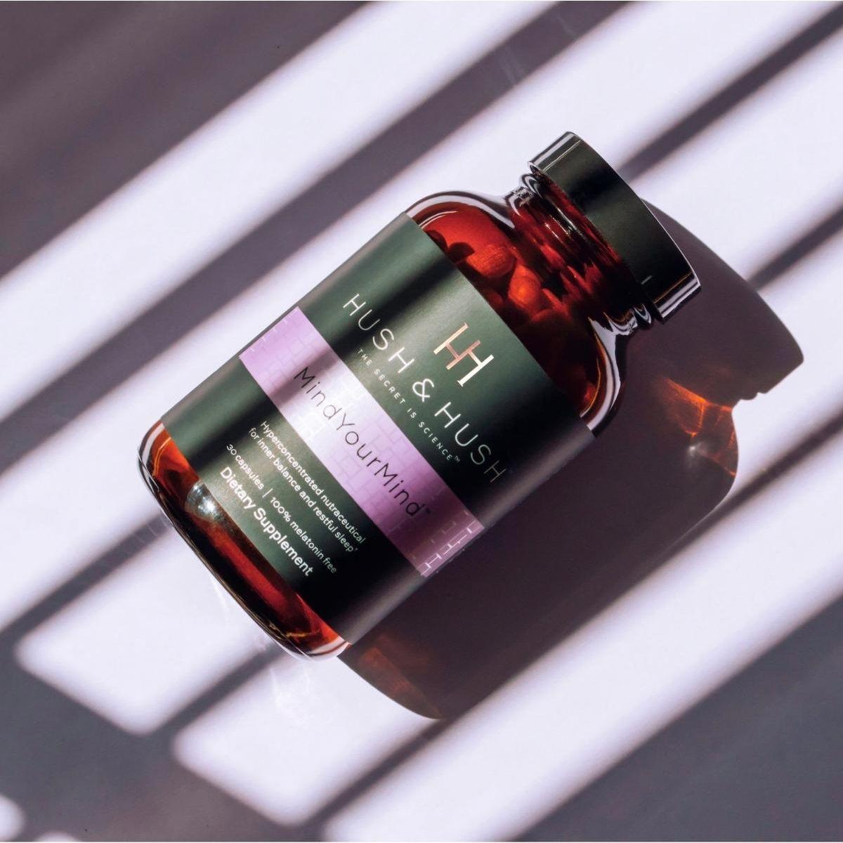 Hush & Hush MindYourMind 30 Capsules Your Nightly Ritual for a Calmer Mind & Deeper Sleep!