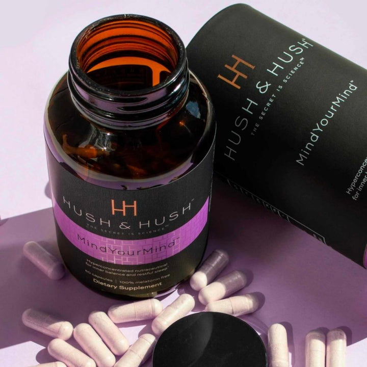 Hush & Hush MindYourMind 30 Capsules Your Nightly Ritual for a Calmer Mind & Deeper Sleep!