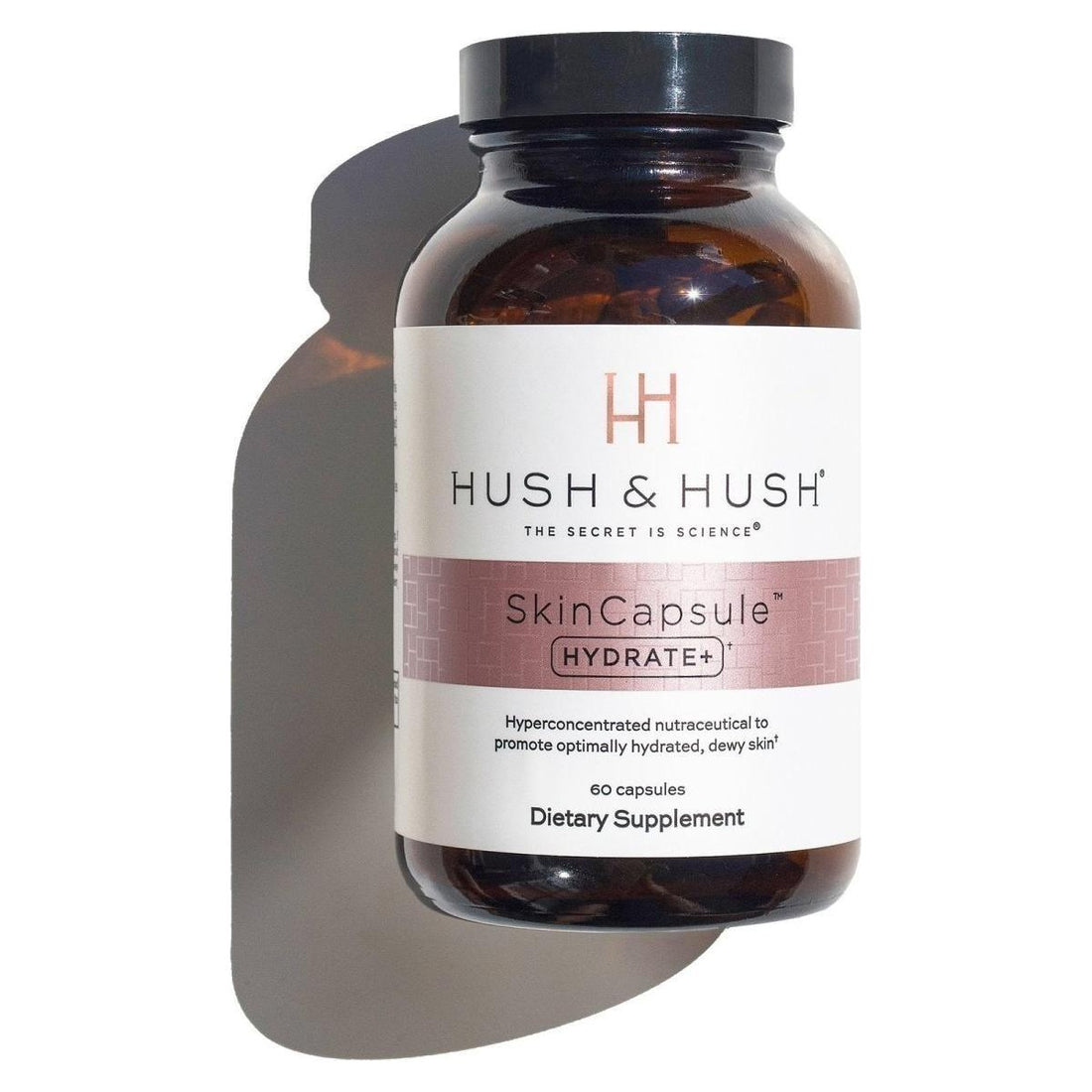 Hush & Hush SkinCapsule HYDRATE+ 60 Capsules Daily Hydrating Supplement for Glowing Youthful Skin