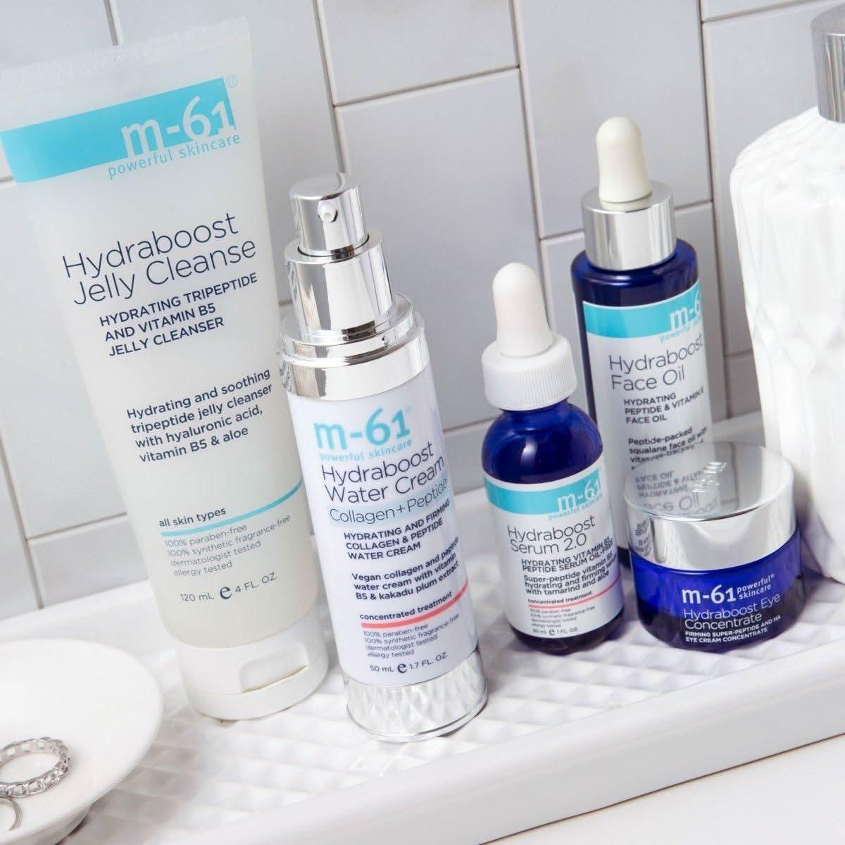 M-61 Hydraboost Collagen+Peptide Water Cream 50ml | Anti-Wrinkle Gel Cream with Vegan Collagen & Kakadu Plum M-61