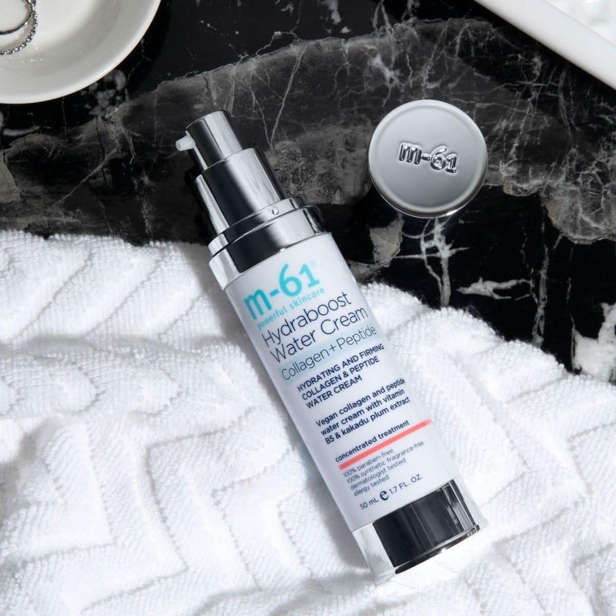 M-61 Hydraboost Collagen+Peptide Water Cream 50ml | Anti-Wrinkle Gel Cream with Vegan Collagen & Kakadu Plum M-61