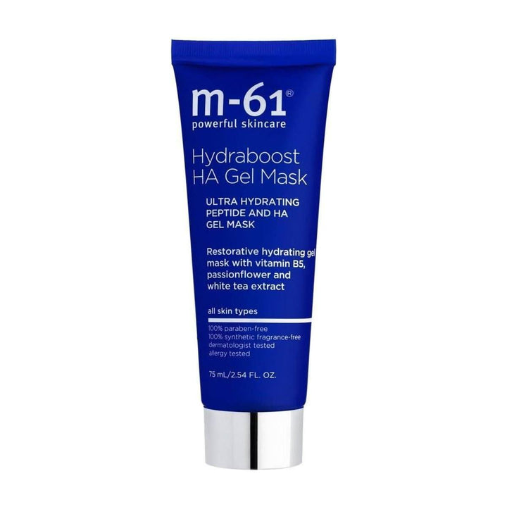 M-61 Hydraboost HA Gel Mask 75ml | 48-Hour Hydrating Gel Mask with Vitamin B5, Passionflower &amp; White Tea Extract