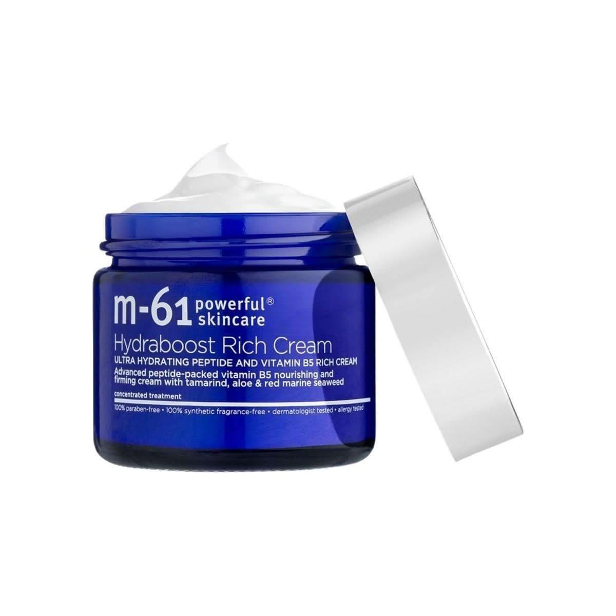M-61 Hydraboost Rich Cream 50ml | Ultra-Hydrating Firming Cream with Peptides, Vitamin B5 & Red Marine Seaweed M-61