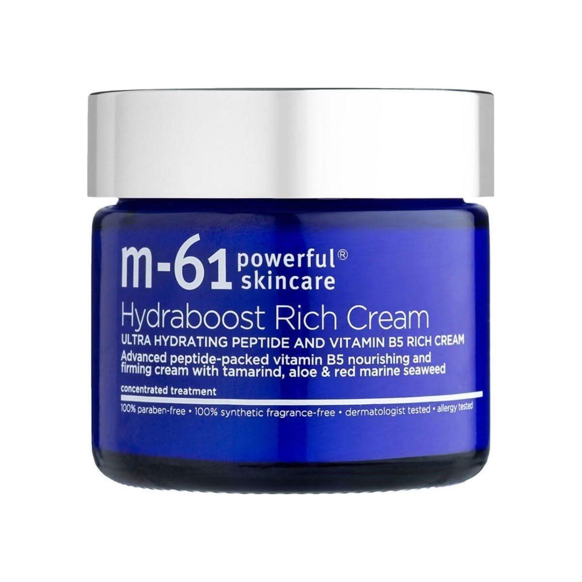 M-61 Hydraboost Rich Cream 50ml | Ultra-Hydrating Firming Cream with Peptides, Vitamin B5 & Red Marine Seaweed M-61