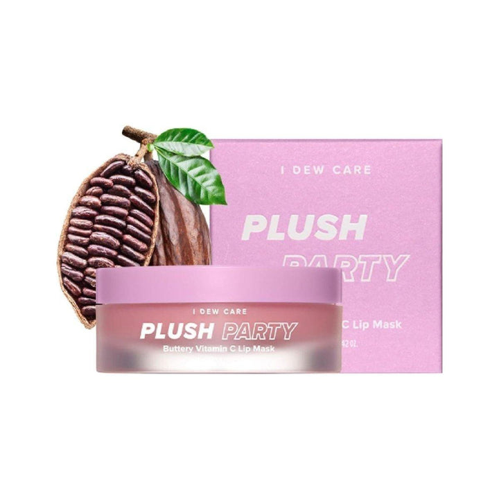 I Dew Care Plush Party Vitamin C Lip Mask 12g | Hydrating & Overnight Lip Care for Smooth, Radiant Lips I Dew Care